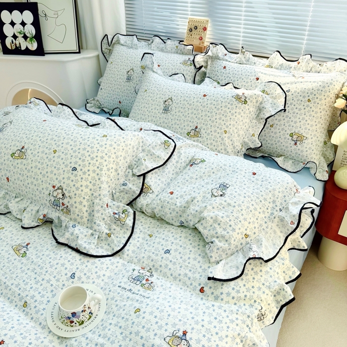 91家纺网 家纺一手货源 找家纺 （总）九诺家纺 2026新款秋冬加厚磨毛床单四件套