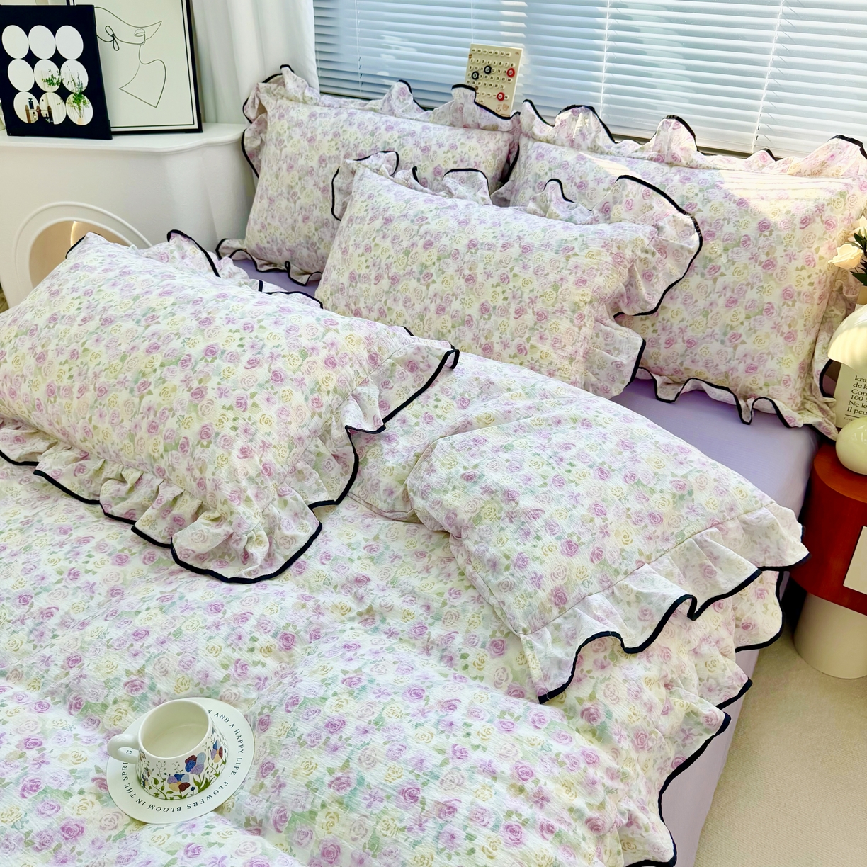 91家纺网 家纺一手货源 找家纺 （总）九诺家纺 2026新款秋冬加厚磨毛床单四件套