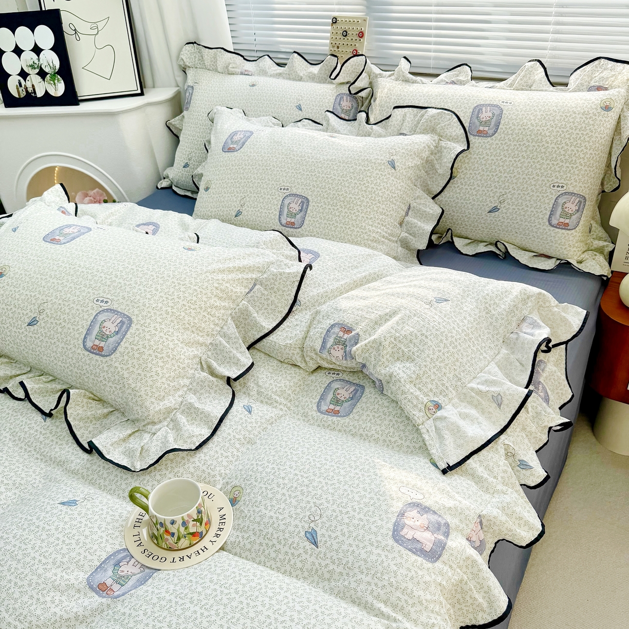 91家纺网 家纺一手货源 找家纺 （总）九诺家纺 2026新款秋冬加厚磨毛床单四件套