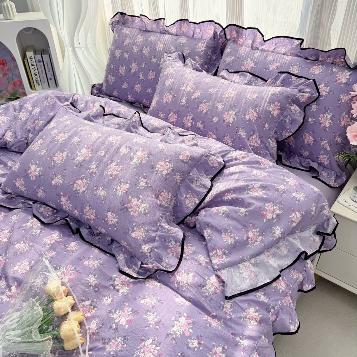 91家纺网 家纺一手货源 找家纺 （总）九诺家纺 2026新款秋冬加厚磨毛床单四件套