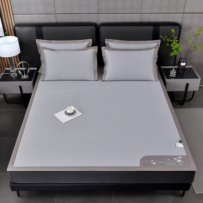 小牛席业 2026新款7D速冷凉感豆豆席系列 浅灰