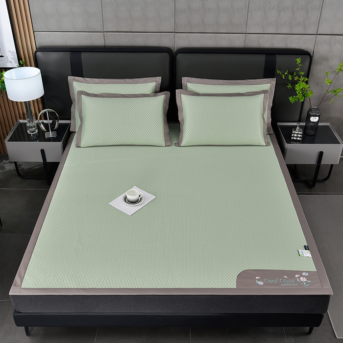 小牛席业 2026新款7D速冷凉感豆豆席系列 浅绿