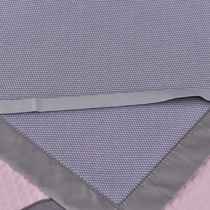 91家纺网 家纺一手货源 找家纺 小牛席业 2026新款7D速冷凉感豆豆席系列 粉色