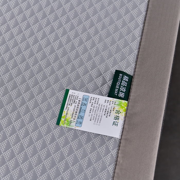 91家纺网 家纺一手货源 找家纺 小牛席业 2026新款7D速冷凉感豆豆席系列 浅灰