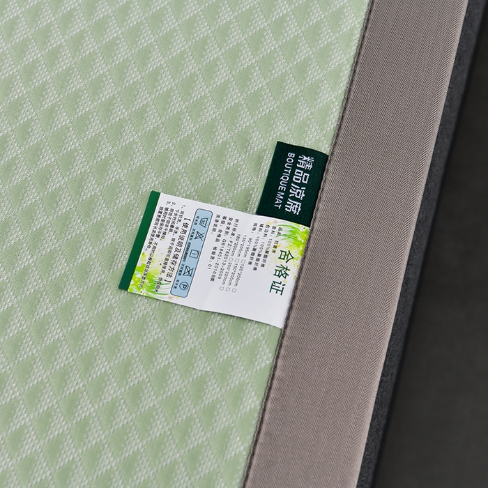 91家纺网 家纺一手货源 找家纺 小牛席业 2026新款7D速冷凉感豆豆席系列 浅绿