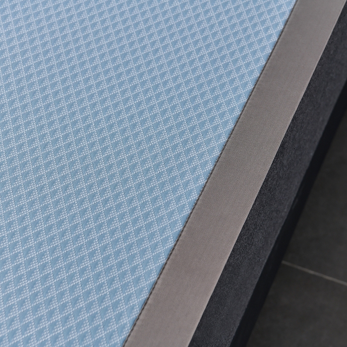 91家纺网 家纺一手货源 找家纺 小牛席业 2026新款7D速冷凉感豆豆席系列 蓝色