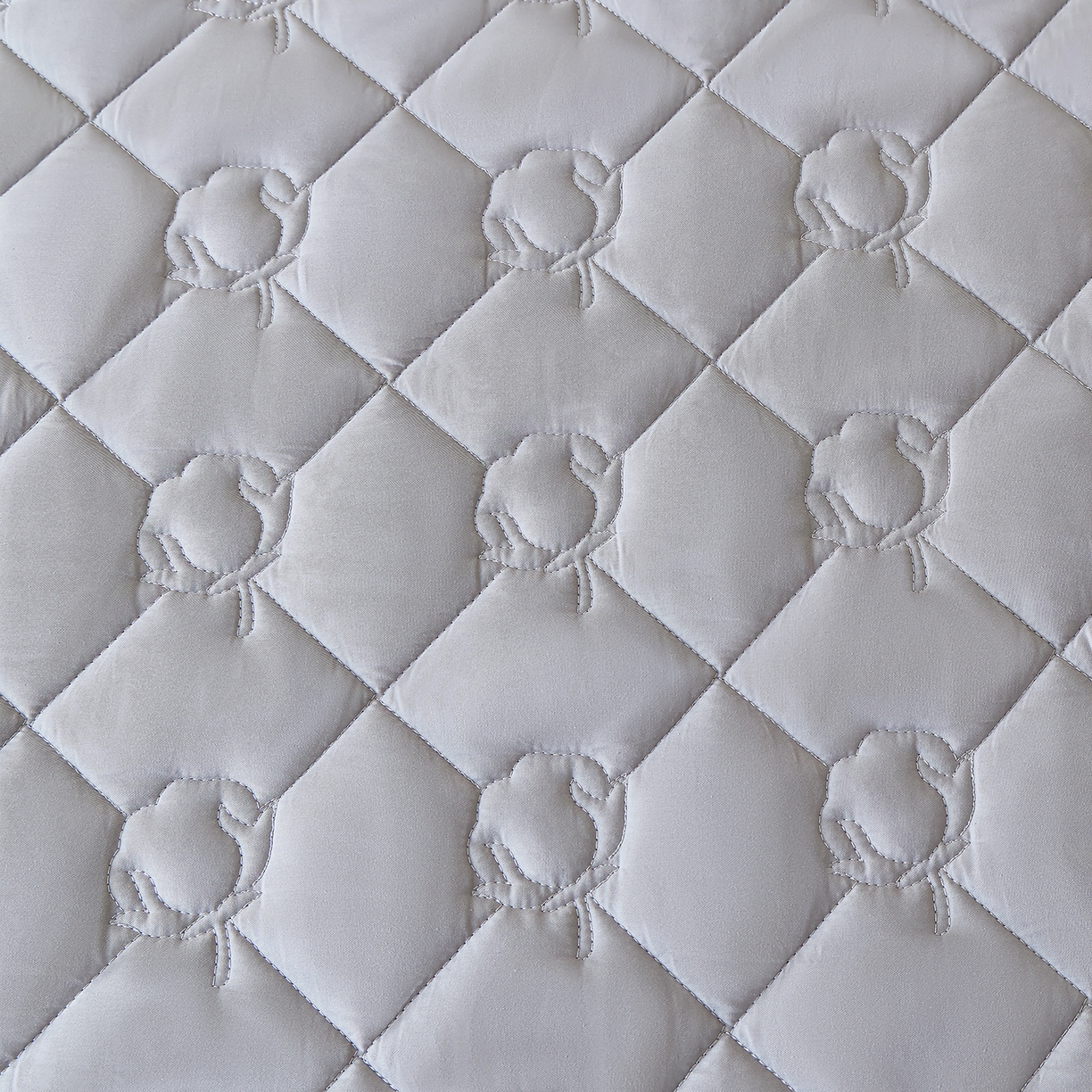 91家纺网 家纺一手货源 找家纺 彩亿家纺 2026新款A类纯棉夹棉床笠三件套全包防滑床垫保护套-棉花 棉花-玄铁灰