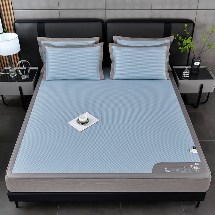 91家纺网 家纺一手货源 找家纺 （总）小牛席业 2026新款7D速冷凉感豆豆席系列（床笠款）凉席藤席冰藤席冰丝席竹席乳胶席凉感豆豆席