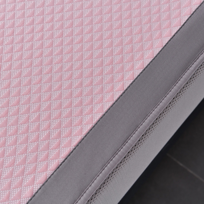 91家纺网 家纺一手货源 找家纺 小牛席业 2026新款7D速冷凉感豆豆席系列（床笠款） 粉色