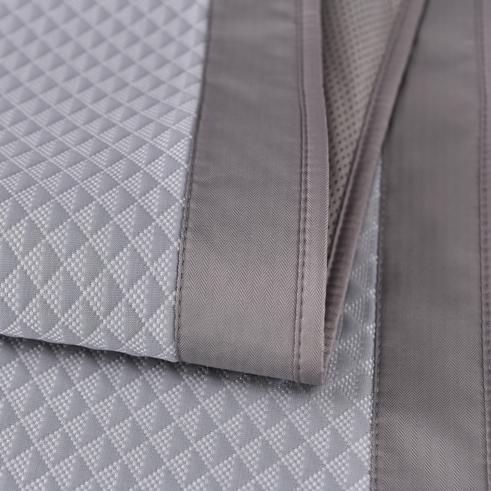 91家纺网 家纺一手货源 找家纺 小牛席业 2026新款7D速冷凉感豆豆席系列（床笠款） 灰色