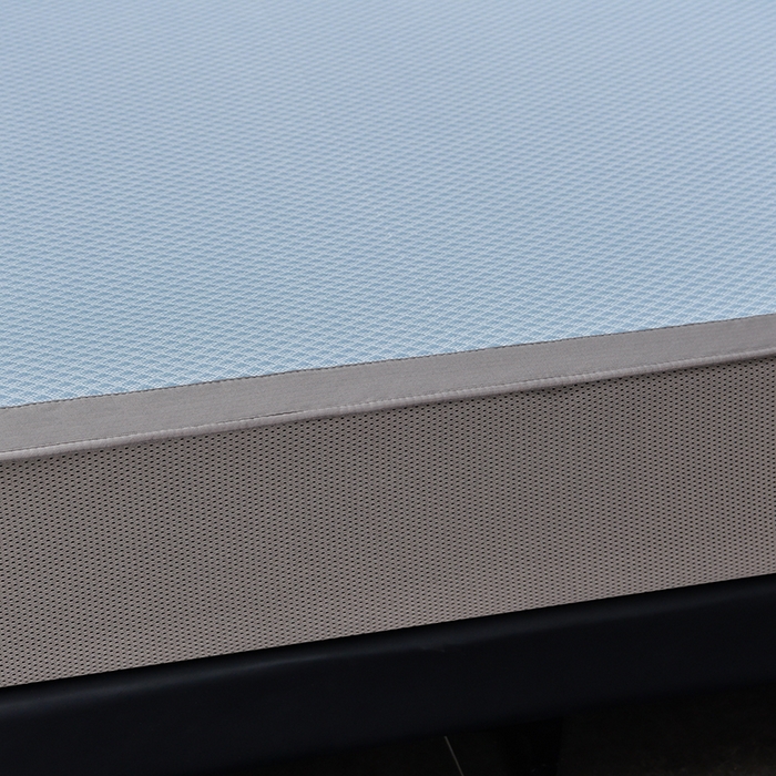 91家纺网 家纺一手货源 找家纺 小牛席业 2026新款7D速冷凉感豆豆席系列（床笠款） 天蓝