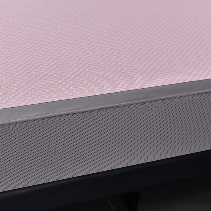 91家纺网 家纺一手货源 找家纺 小牛席业 2026新款7D速冷凉感豆豆席系列（床笠款） 粉色