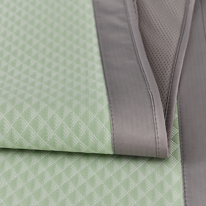 91家纺网 家纺一手货源 找家纺 小牛席业 2026新款7D速冷凉感豆豆席系列（床笠款） 浅绿