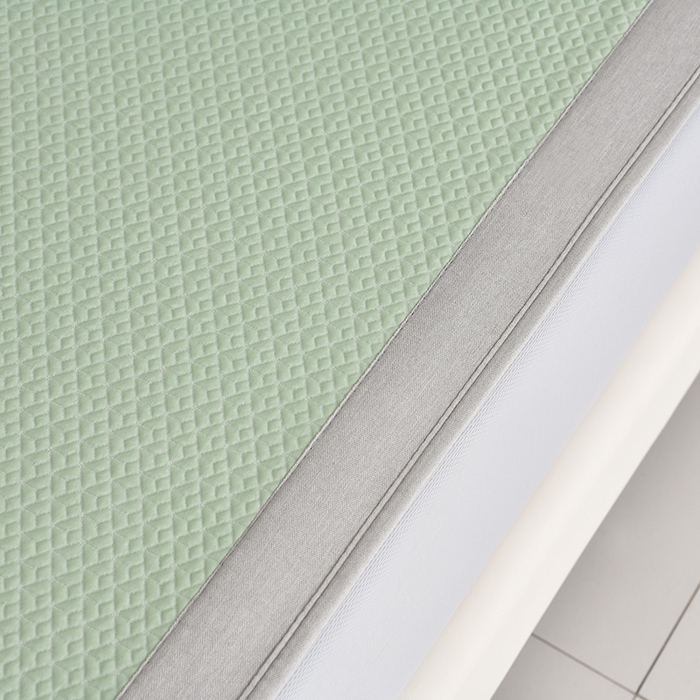 91家纺网 家纺一手货源 找家纺 小牛席业 2026新款爱家熊猫冷感豆豆席系列（床笠款） 绿色