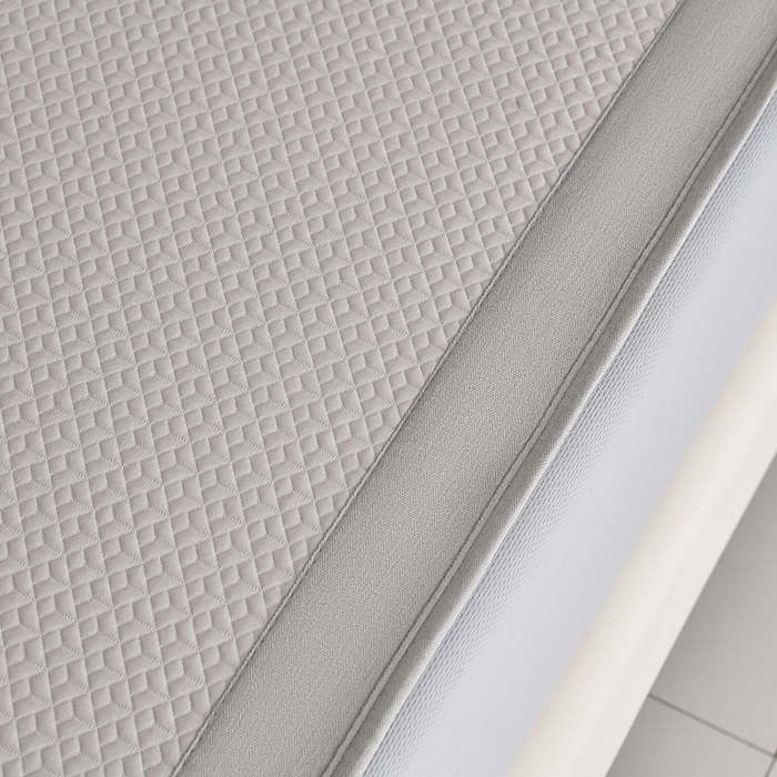 91家纺网 家纺一手货源 找家纺 小牛席业 2026新款爱家熊猫冷感豆豆席系列（床笠款） 米色