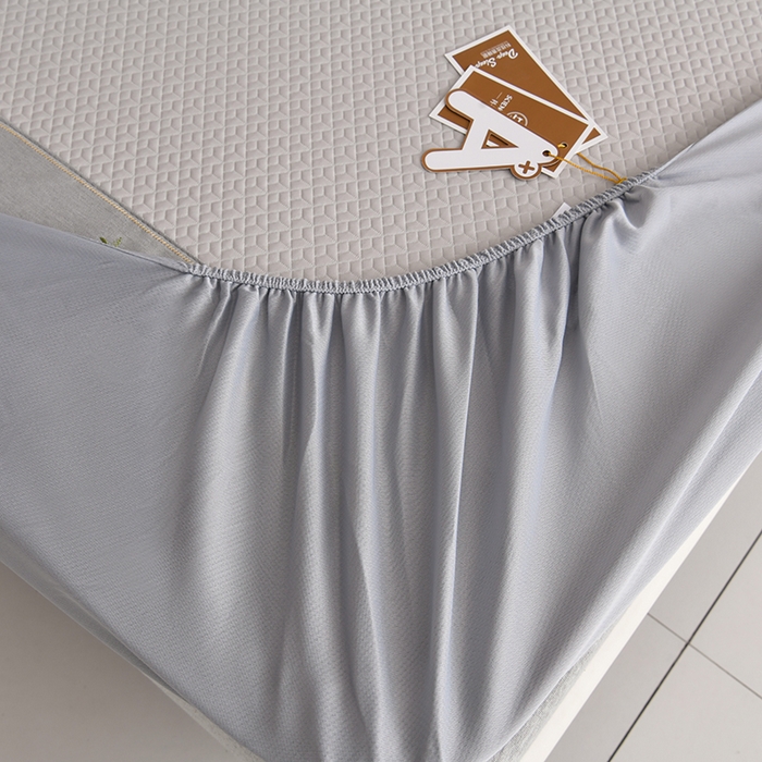 91家纺网 家纺一手货源 找家纺 小牛席业 2026新款爱家熊猫冷感豆豆席系列（床笠款） 米色