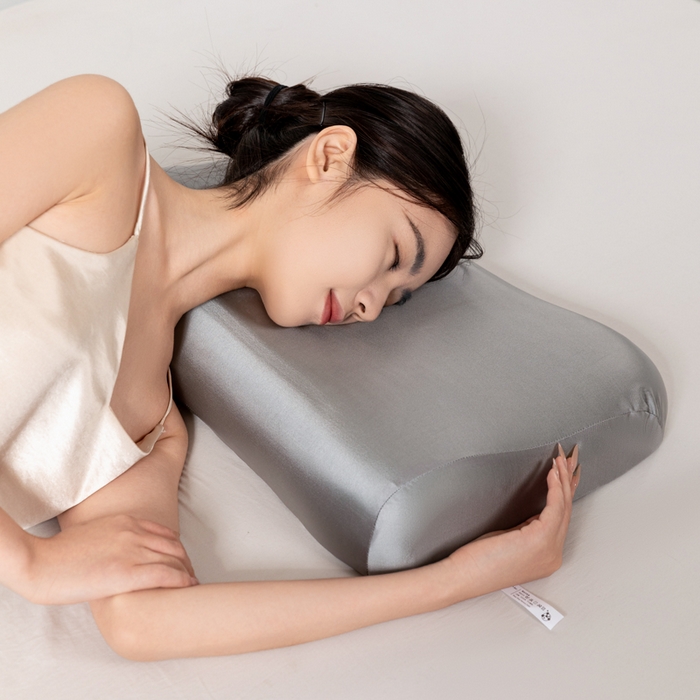 91家纺网 家纺一手货源 找家纺 （总）七夜居 2026新款磁石枕玉石枕生物基聚氨酯零压力双拼慢回弹枕芯枕头