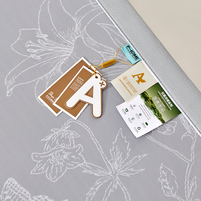 91家纺网 家纺一手货源 找家纺 小牛席业 2026新款【实拍风格】双PE凉感-百合清凉冰丝席系列 灰色