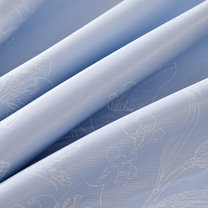 91家纺网 家纺一手货源 找家纺 小牛席业 2026新款【实拍风格】双PE凉感-百合清凉冰丝席系列 蓝色