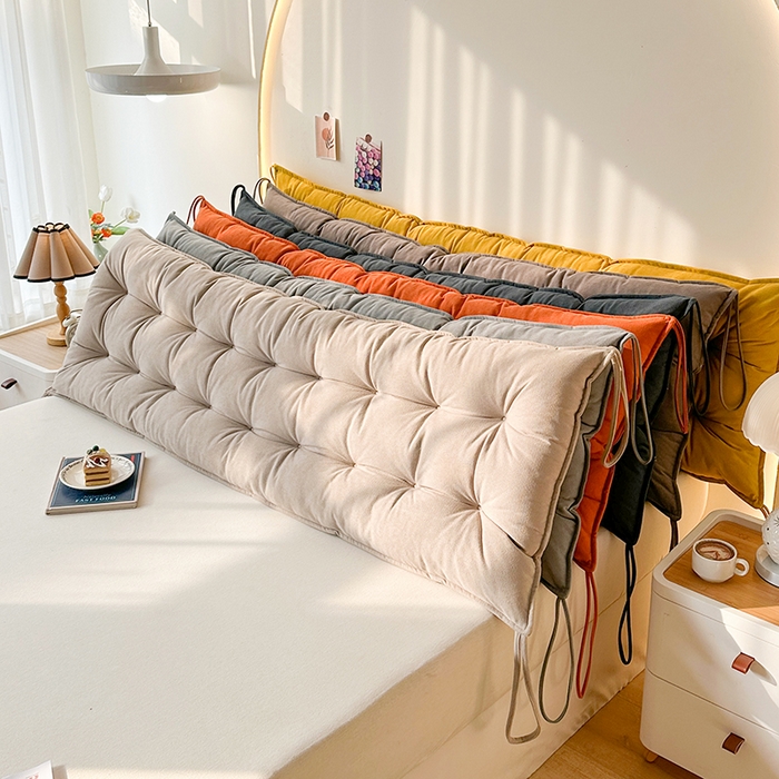 91家纺网 家纺一手货源 找家纺 （总）囍莱家纺 2026春夏新款灯芯绒云朵包腰靠（不供1688）