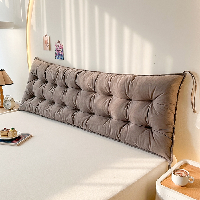 囍莱家纺 2026新款雪尼尔大靠背不供1688 米咖色