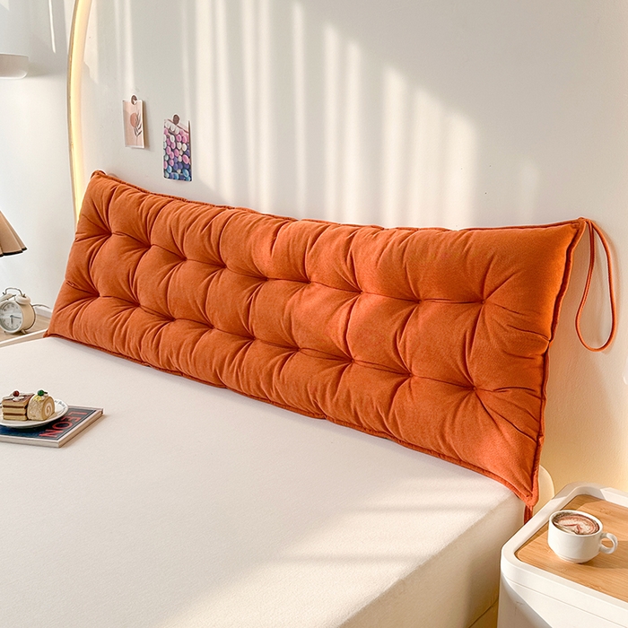 囍莱家纺 2026新款雪尼尔大靠背不供1688 橙色