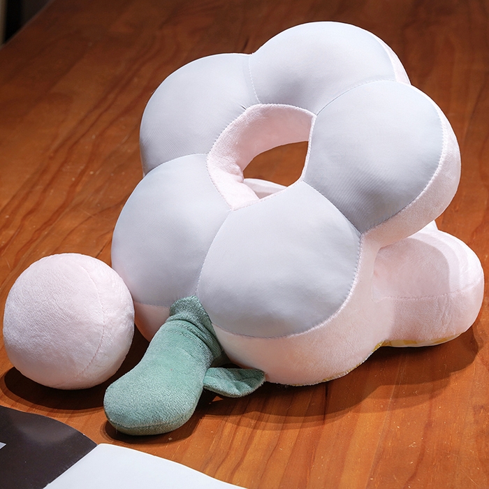 91家纺网 家纺一手货源 找家纺 仟亿莱 2026新款泡泡格花朵冰丝双面午睡枕 黄白格子