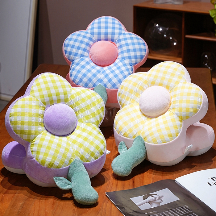 仟亿莱 2026新款泡泡格花朵冰丝双面午睡枕 组合图【仅供参考 不可下单】