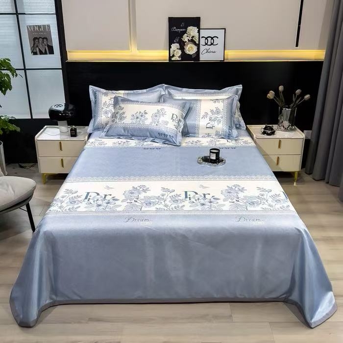 91家纺网 家纺一手货源 找家纺 （总）许林 2026新款冰丝凉席床单款凉席三件套