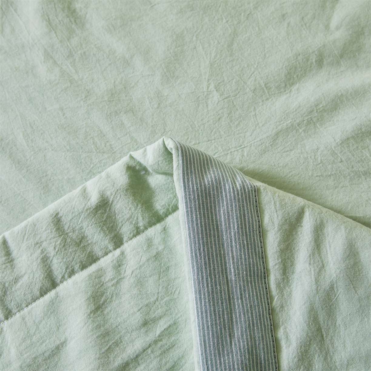 91家纺网 家纺一手货源 找家纺 招财星家纺 2026新款棉花夏被无印风纯色新疆棉夏凉被空调被棉花夏被棉花被子百分百新疆棉（含质检报告买家秀） 简雅-湖绿