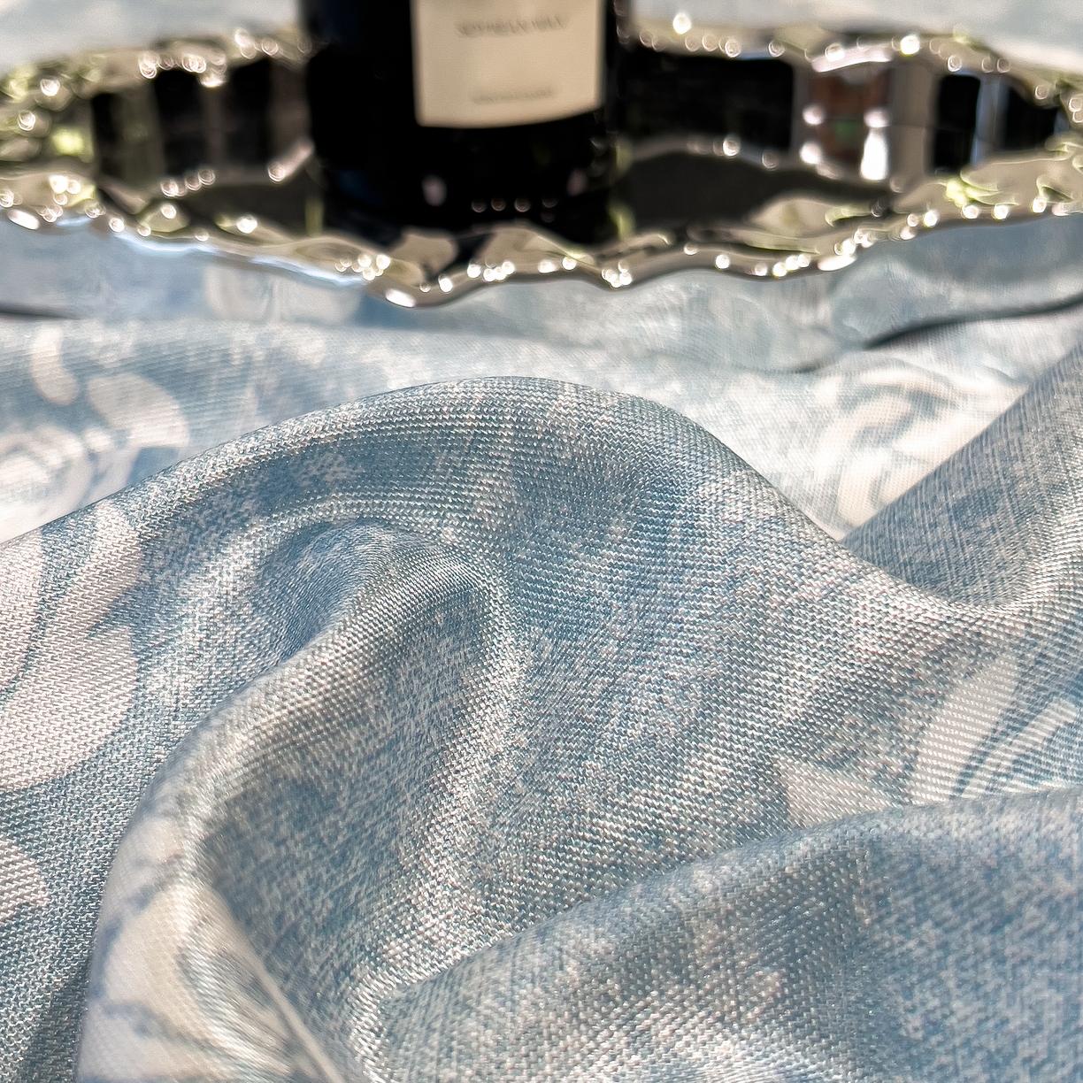 91家纺网 家纺一手货源 找家纺 许林 2026新款冰丝凉席床单款凉席三件套 初墨