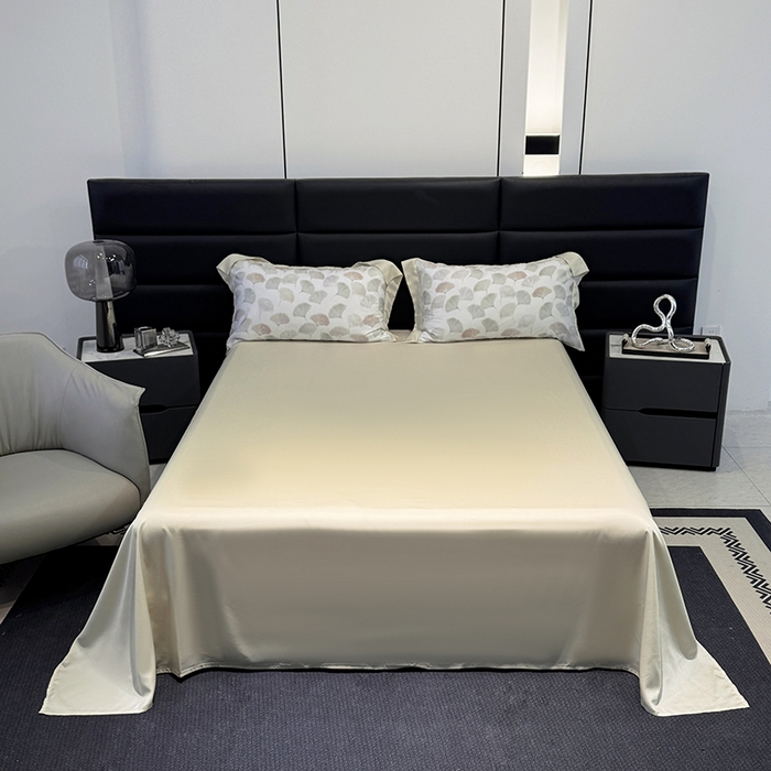 91家纺网 家纺一手货源 找家纺 宜家坊 2026春夏新款莱赛尔天丝夏被嵌绳款数码印花单夏被夏被四件套 林间秘信