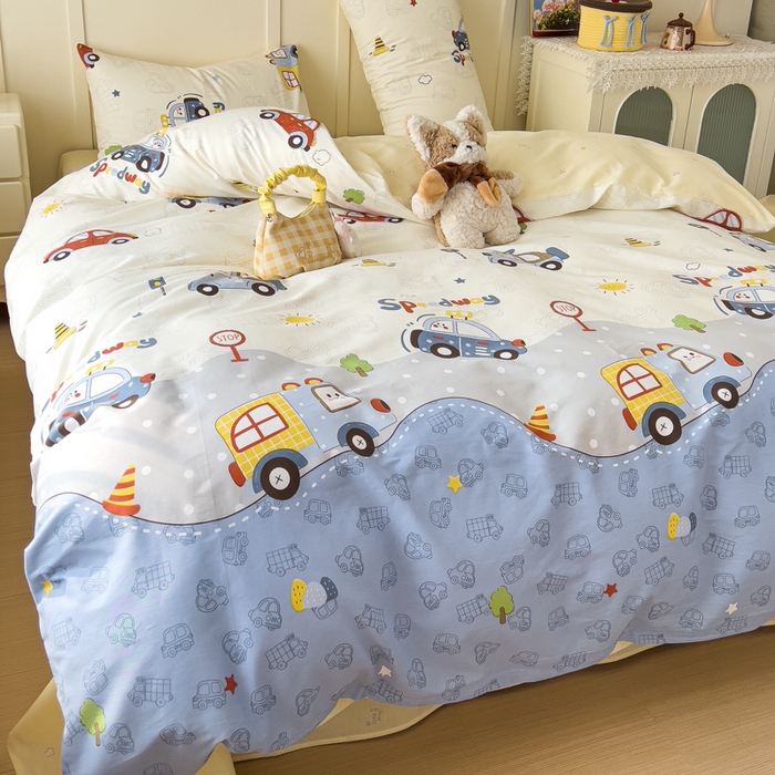 91家纺网 家纺一手货源 找家纺 （总）金丝鸟家纺 2026新款全棉纯棉斜纹特价款四件套