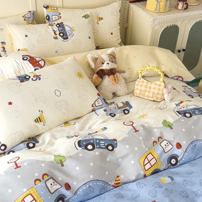 91家纺网 家纺一手货源 找家纺 （总）金丝鸟家纺 2026新款全棉纯棉斜纹特价款四件套