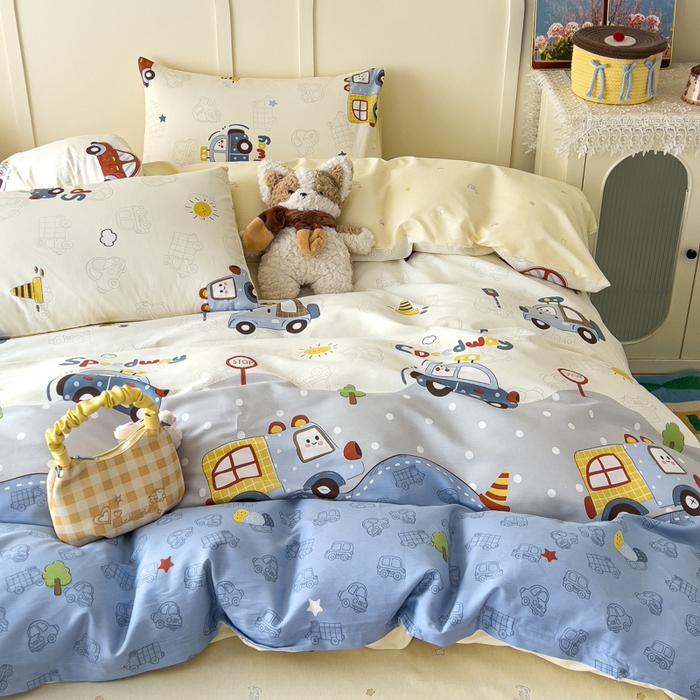 91家纺网 家纺一手货源 找家纺 （总）金丝鸟家纺 2026新款全棉纯棉斜纹特价款四件套