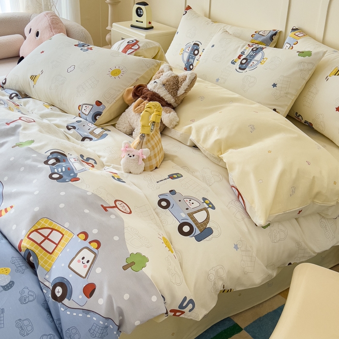 91家纺网 家纺一手货源 找家纺 （总）金丝鸟家纺 2026新款全棉纯棉斜纹特价款四件套