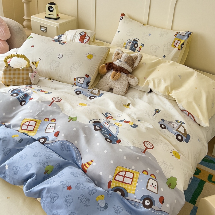 91家纺网 家纺一手货源 找家纺 （总）金丝鸟家纺 2026新款全棉纯棉斜纹特价款四件套