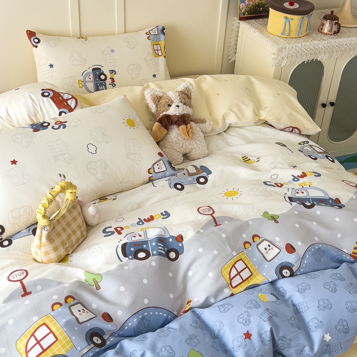 91家纺网 家纺一手货源 找家纺 （总）金丝鸟家纺 2026新款全棉纯棉斜纹特价款四件套