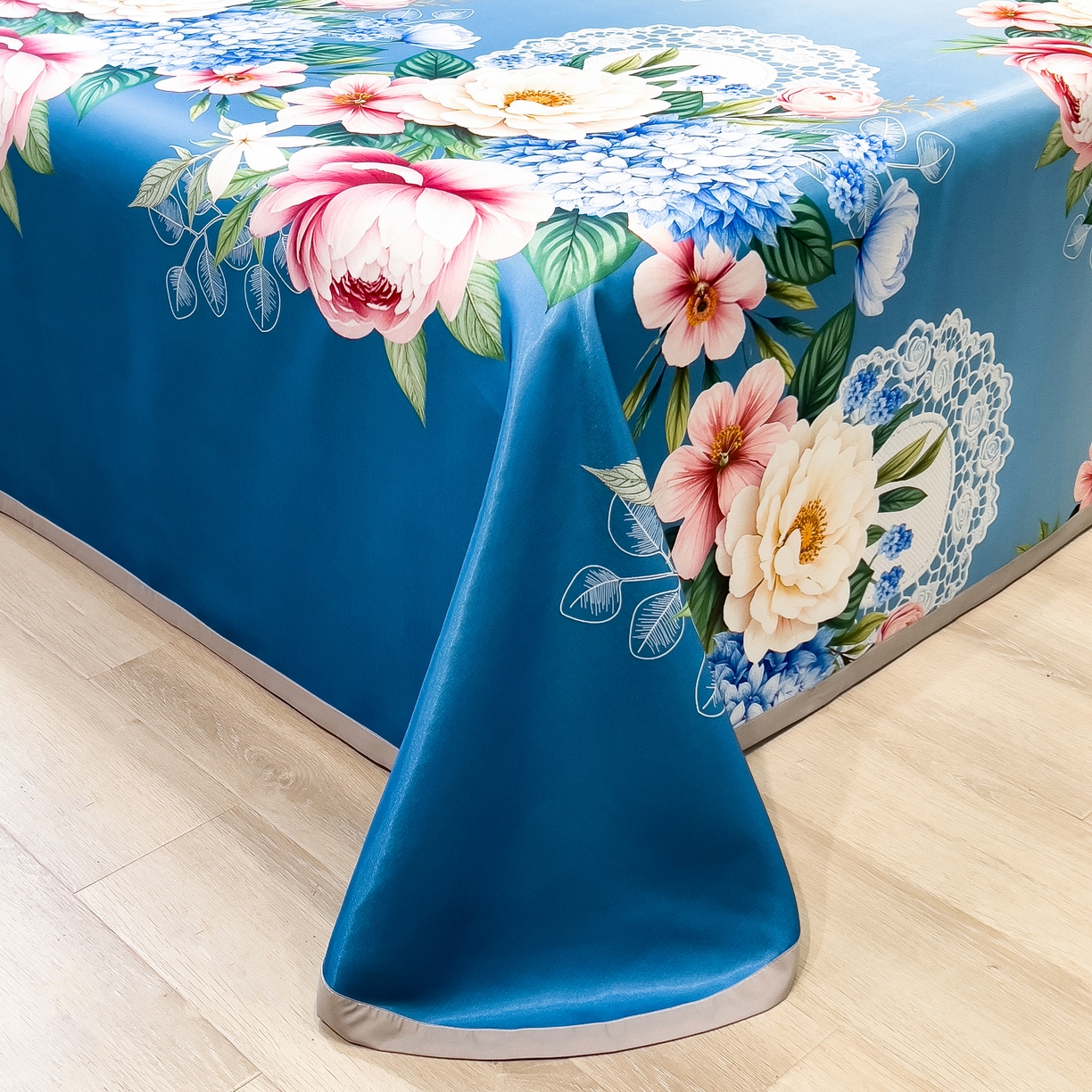 91家纺网 家纺一手货源 找家纺 许林 2026新款冰丝凉席床单款凉席三件套 惑季