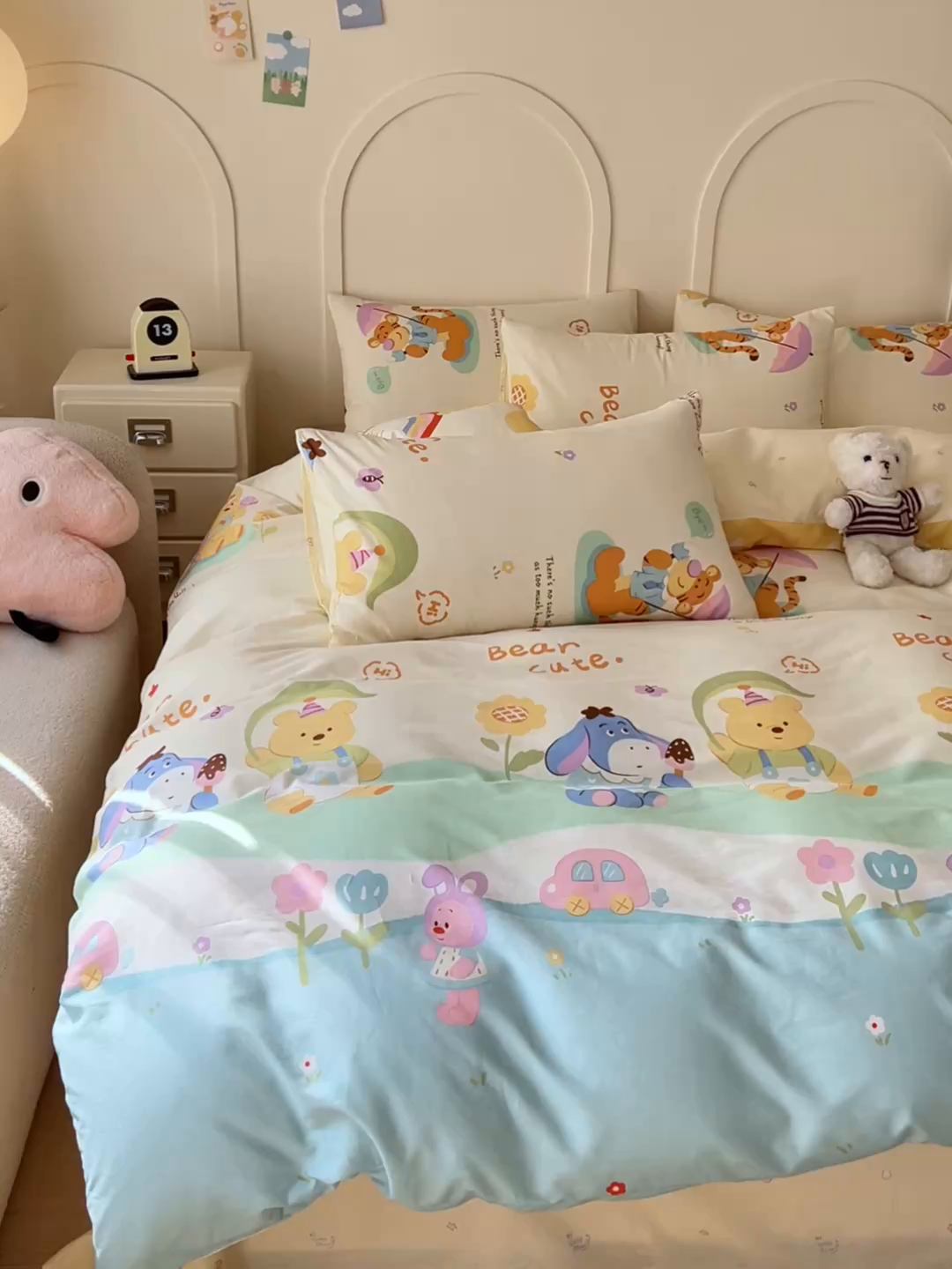 91家纺网 家纺一手货源 找家纺 金丝鸟家纺 2026新款全棉纯棉斜纹特价款四件套 蜜糖晴天