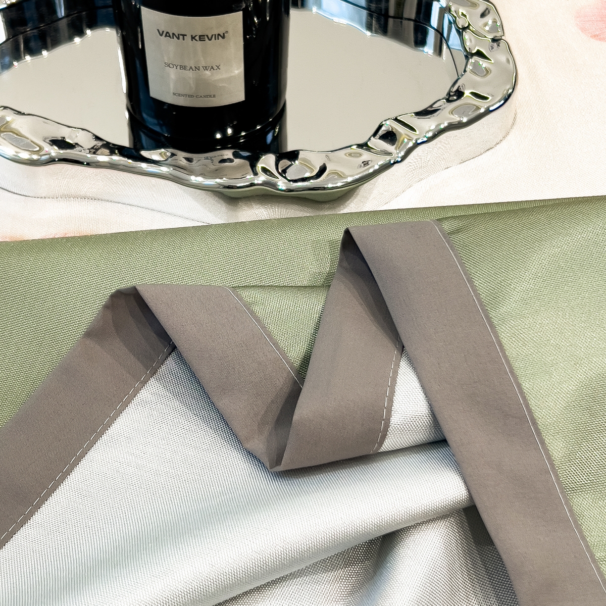 91家纺网 家纺一手货源 找家纺 许林 2026新款冰丝凉席床单款凉席三件套 桃花姬