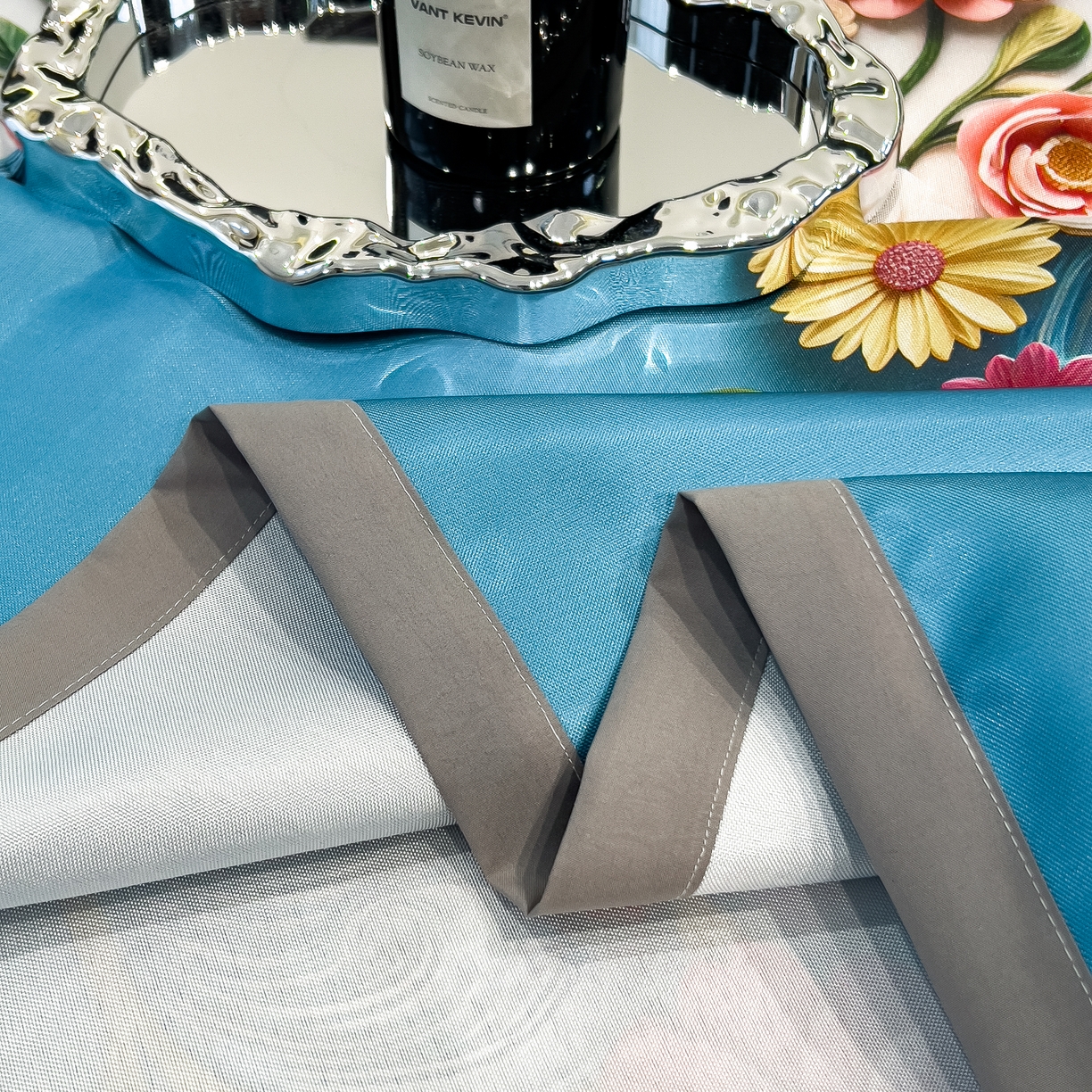 91家纺网 家纺一手货源 找家纺 许林 2026新款冰丝凉席床单款凉席三件套 晚棠