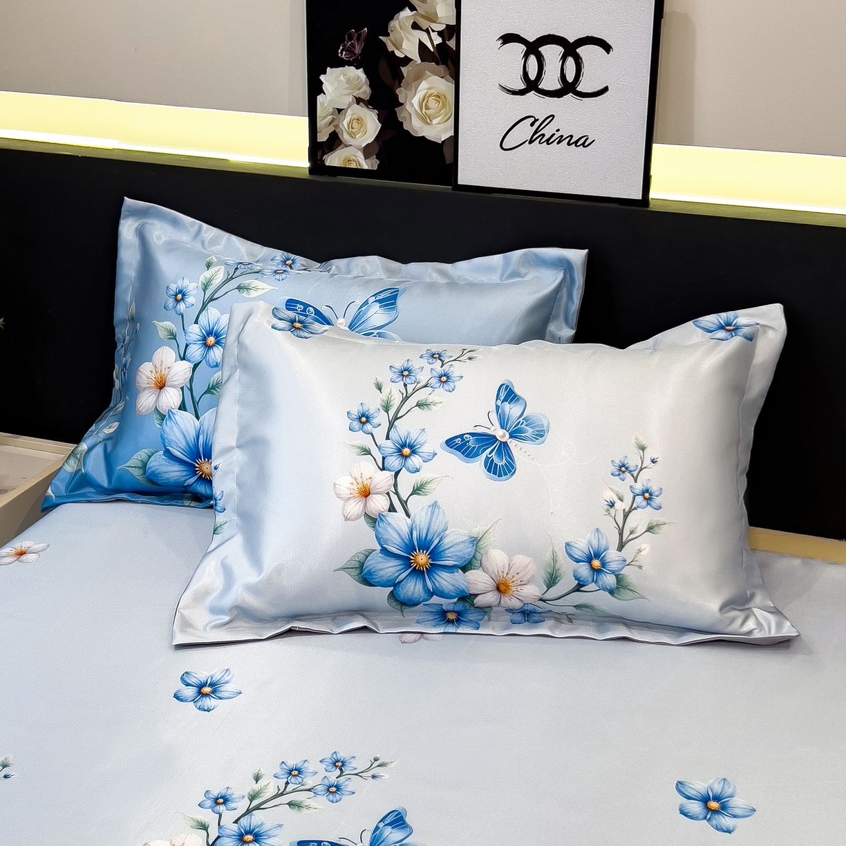 91家纺网 家纺一手货源 找家纺 许林 2026新款冰丝凉席床单款凉席三件套 夏末