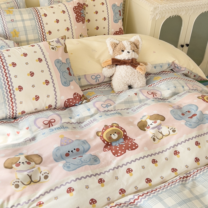 91家纺网 家纺一手货源 找家纺 金丝鸟家纺 2026新款全棉纯棉斜纹特价款四件套 围巾季节