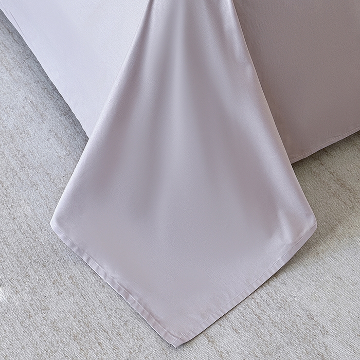 91家纺网 家纺一手货源 找家纺 宜家坊 2026新款全棉60S长绒棉立体厚织提花四件套及单品 香草-幻影紫