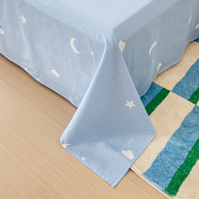 91家纺网 家纺一手货源 找家纺 金丝鸟家纺 2026新款全棉纯棉斜纹特价款四件套 星梦童话