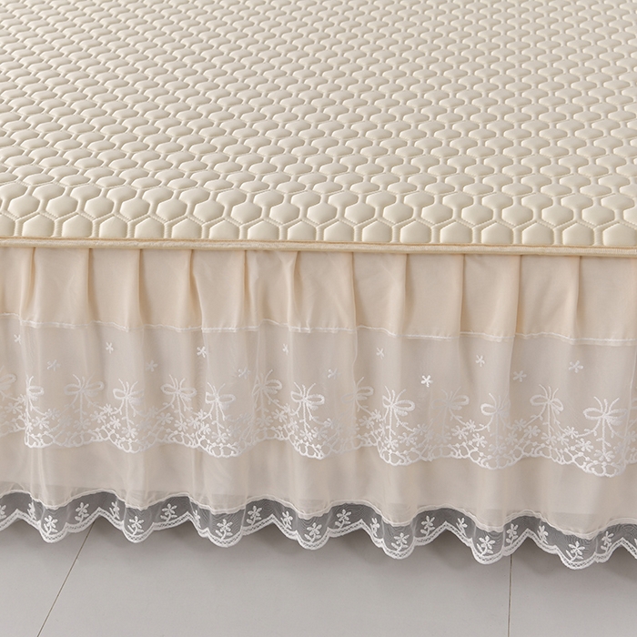 91家纺网 家纺一手货源 找家纺 （总）畅畅家纺 2026新夏季款凉感丝乳胶床裙凉席两件套三件套唯美系列