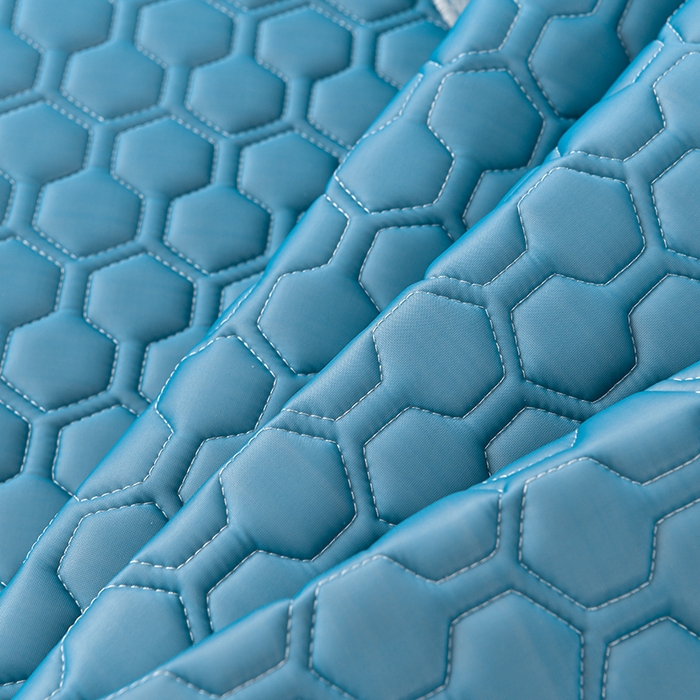 91家纺网 家纺一手货源 找家纺 畅畅家纺 2026新夏季款凉感丝乳胶床裙凉席两件套三件套唯美系列 唯美-海天蓝