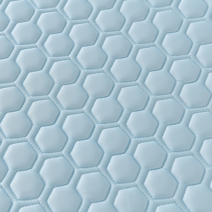 91家纺网 家纺一手货源 找家纺 畅畅家纺 2026新夏季款凉感丝乳胶床裙凉席两件套三件套唯美系列 唯美-天蓝