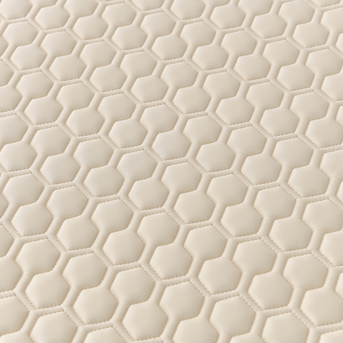 91家纺网 家纺一手货源 找家纺 畅畅家纺 2026新款凉感丝纯色双层边乳胶床裙凉席两件套三件套足球花系列 足球花-米黄